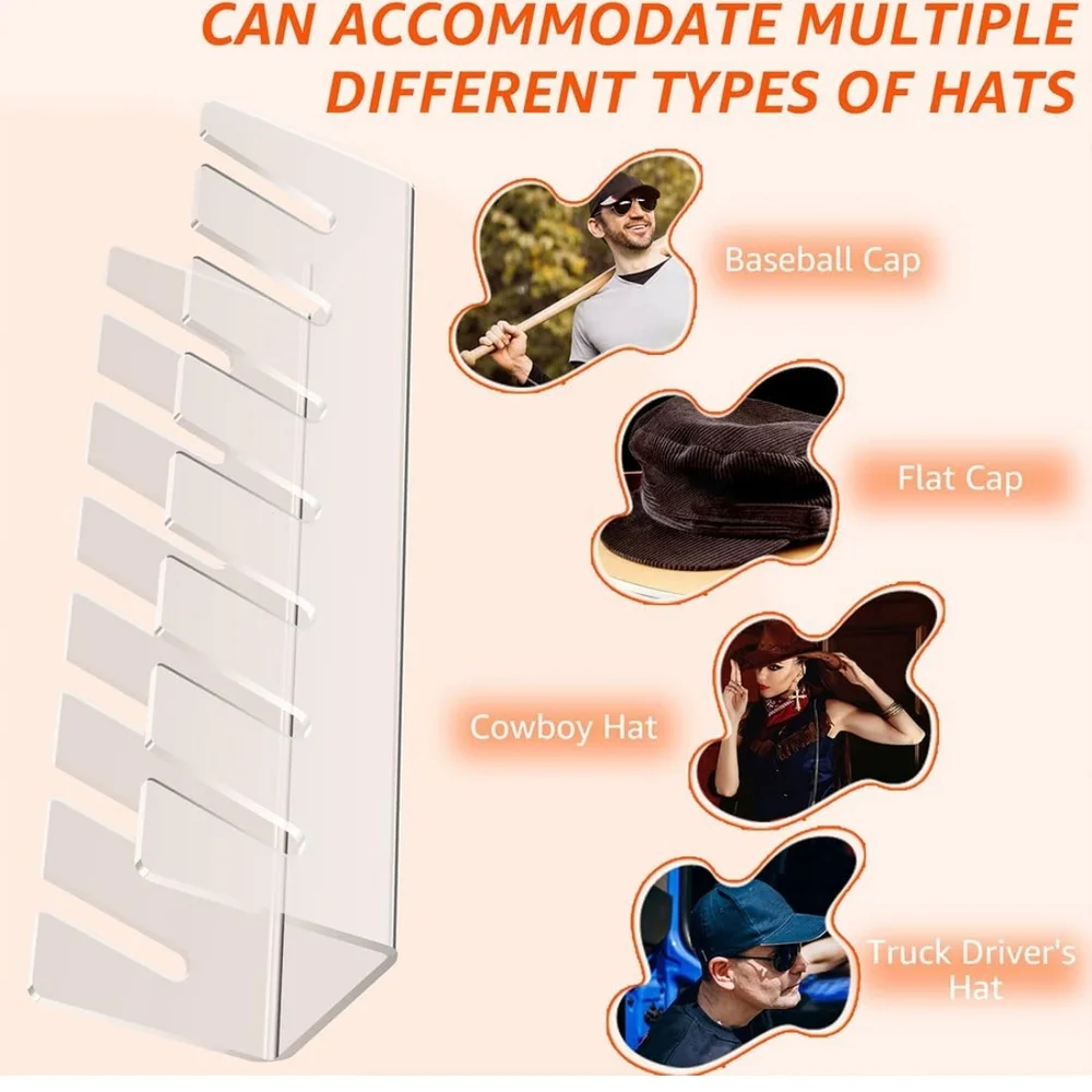 2 Pcs Transparent Acrylic Hat Organizer (39)